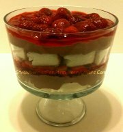 Strawberry and Chocolate Trifle